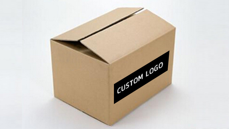 Custom Branded Packaging Custom logo printed on a cardboard box