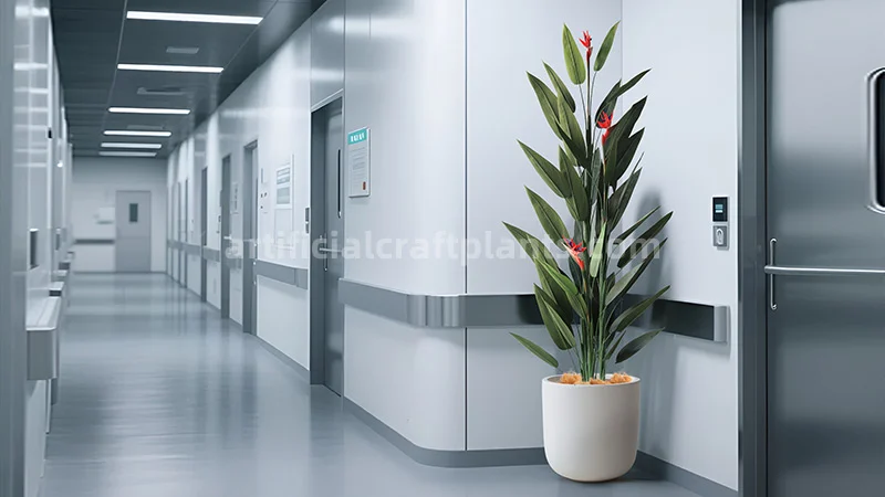 Artificial Bird Paradise Artificial bird of paradise plant with orange flowers