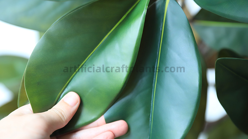 Office Corner Faux Fern Tall artificial fern plant in modern office hallway corner