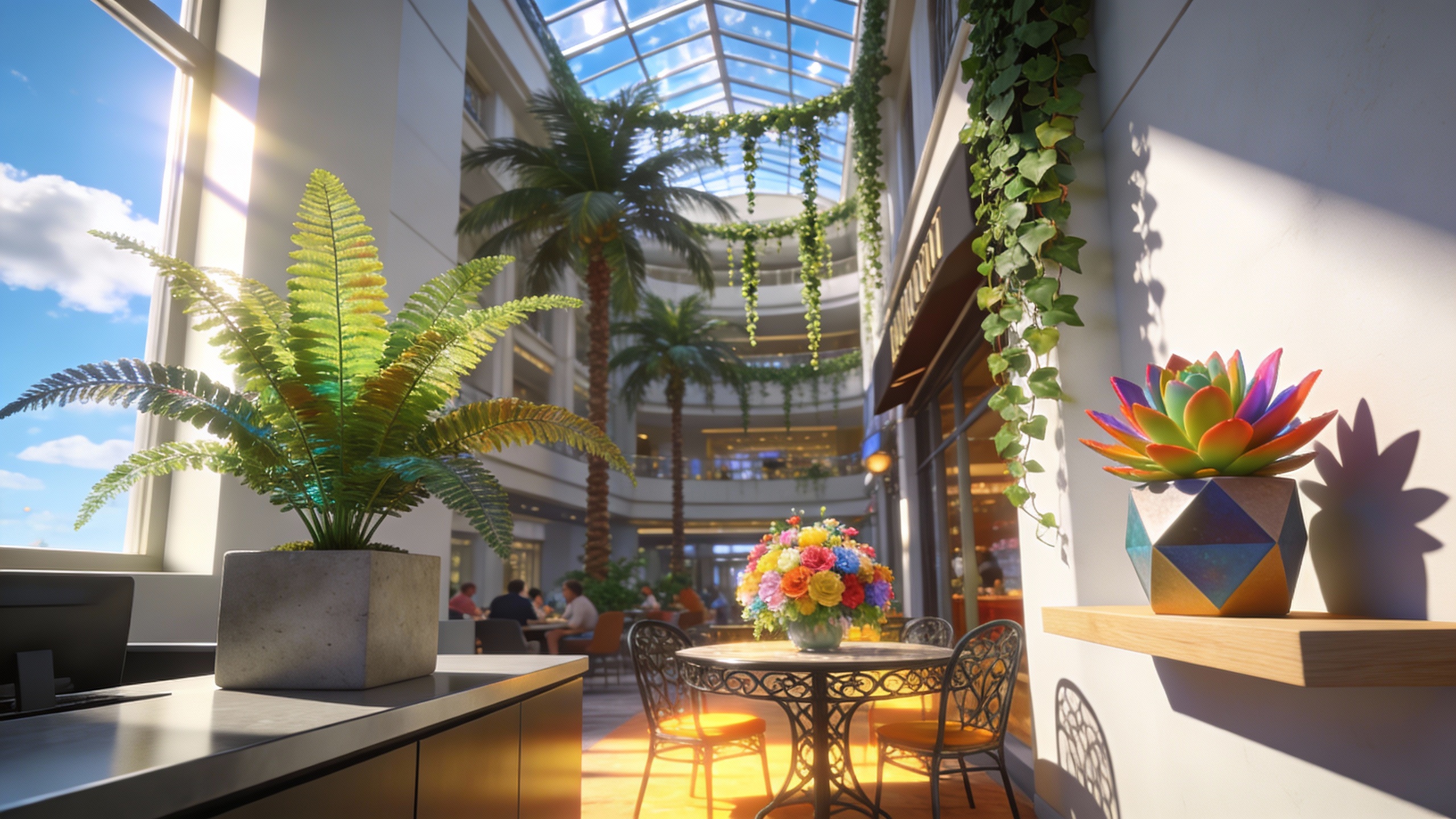 Benefits of UV-Resistant Artificial Plants for Commercial Decor