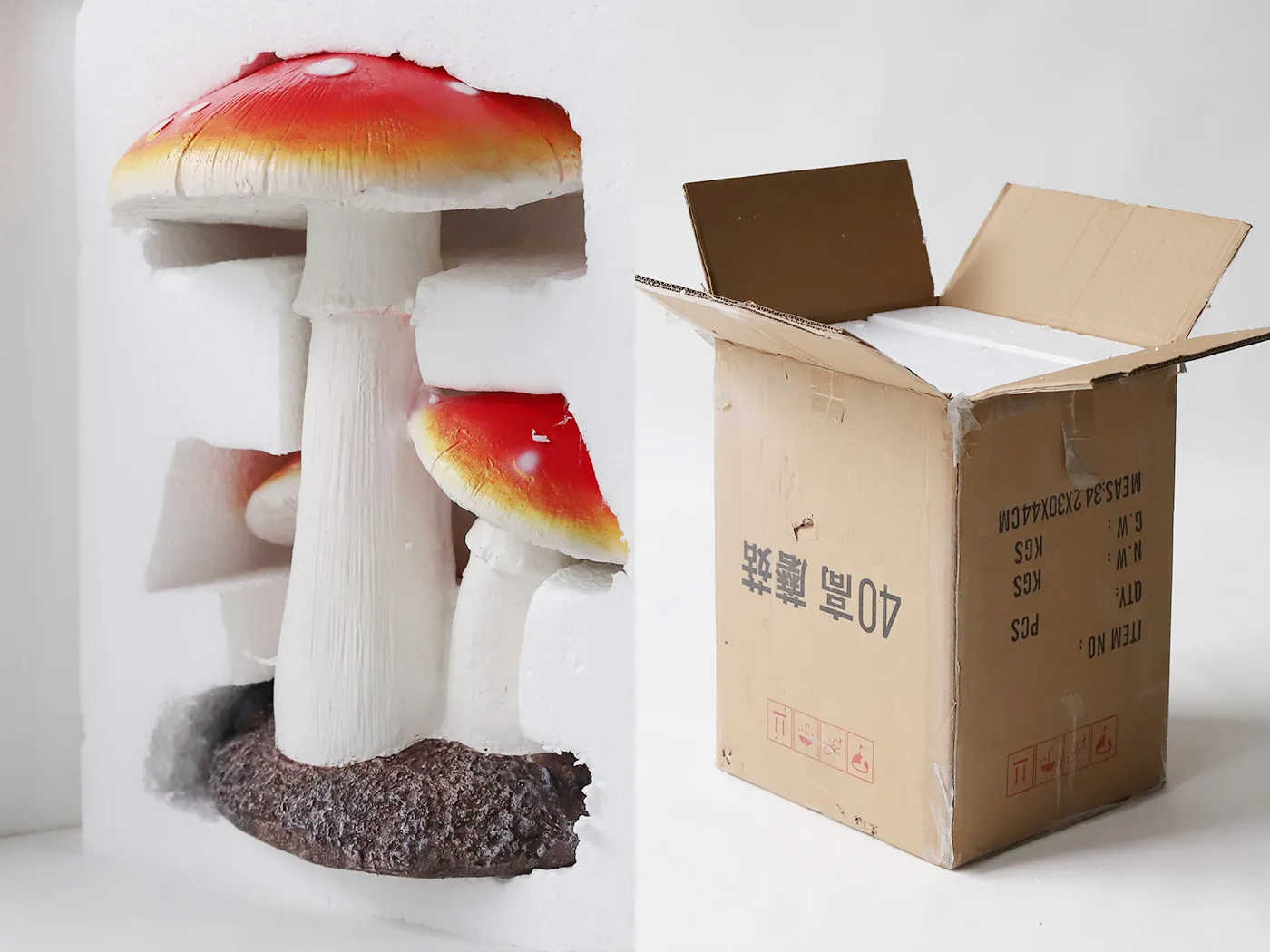 Artificial decor production workshop supporting export-ready mixed orders